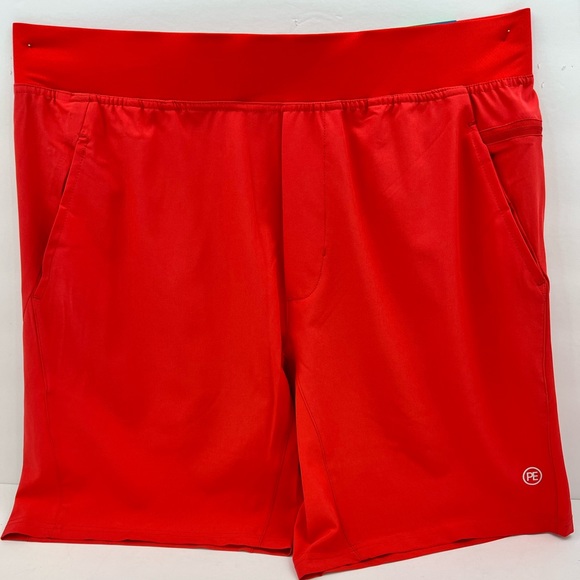 PERRY ELLIS SPORT SHORTS, RED, LARGE, WICKING STRECH FABRIC - Picture 5 of 16